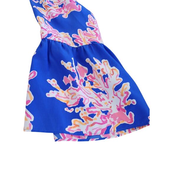 Lilly Brand Off shoulder bell sleeve‎ silk mini dress small - Picture 4 of 5